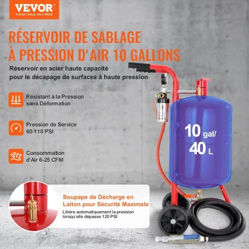 Shop the Best Selection of Abrasive Blaster Tank | VEVOR US