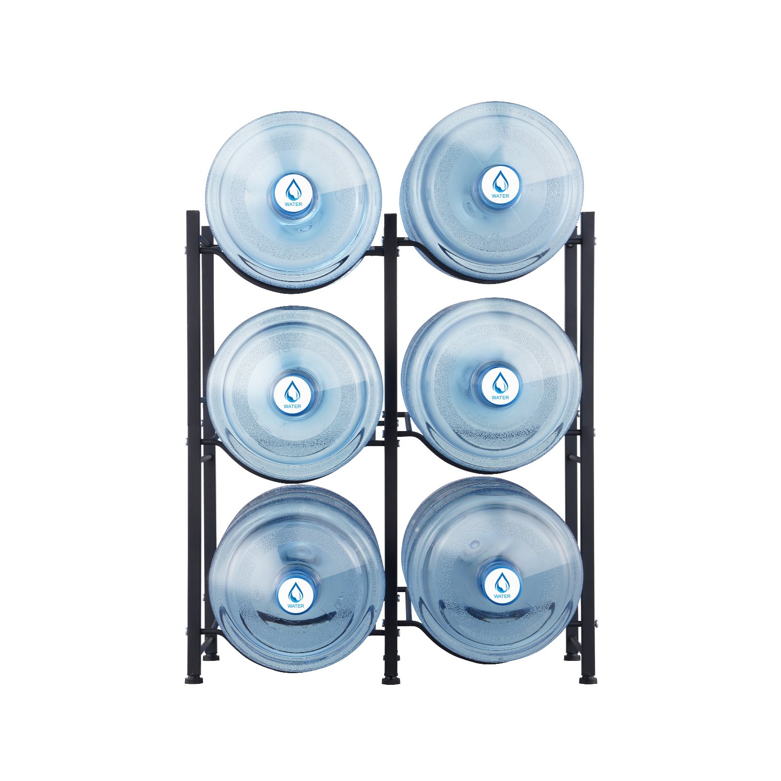 VEVOR 5 Gallon Water Jug Rack – 3-Tier Heavy Duty Holder