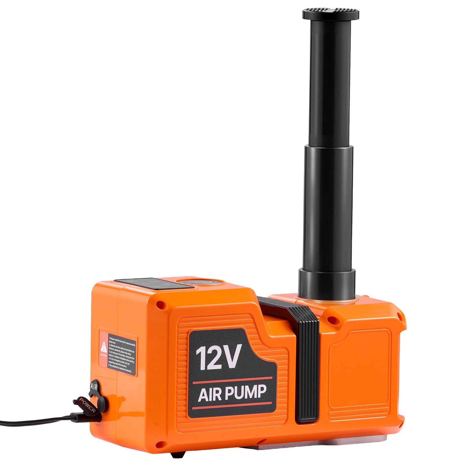 VEVOR 5T Electric Hydraulic Car Jack with Built-in Air Pump & Impact ...