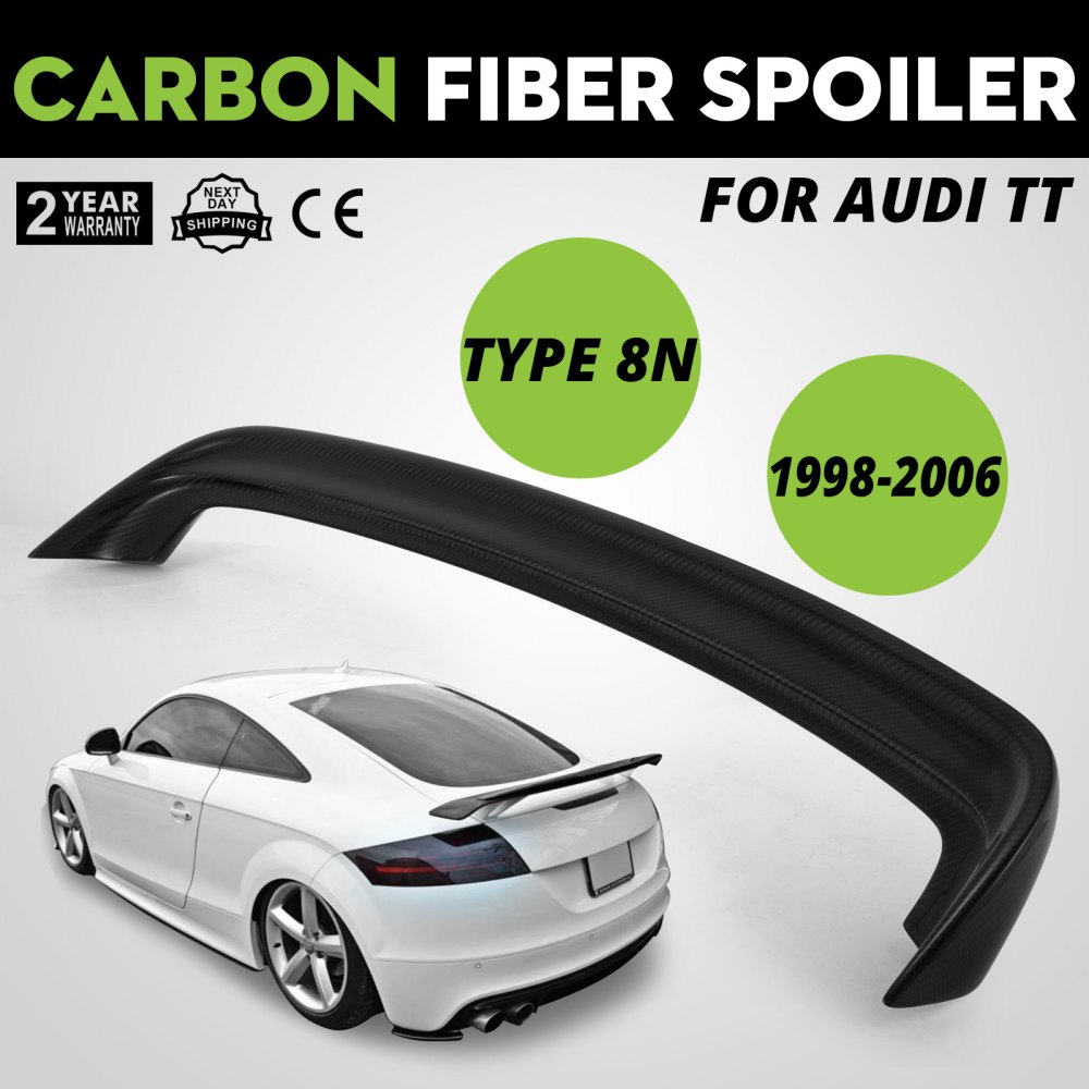 Rear Roof Window Spoiler For Audi TT Coupe MK1 8N (1998-2006) - Fiberglass, Unpainted 2 thumbnail image