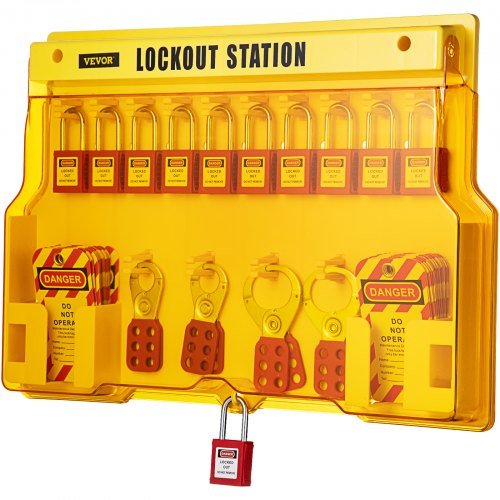 VEVOR 58 PCS Lockout Tagout sady, elektrická bezpečnostní sada Loto ...