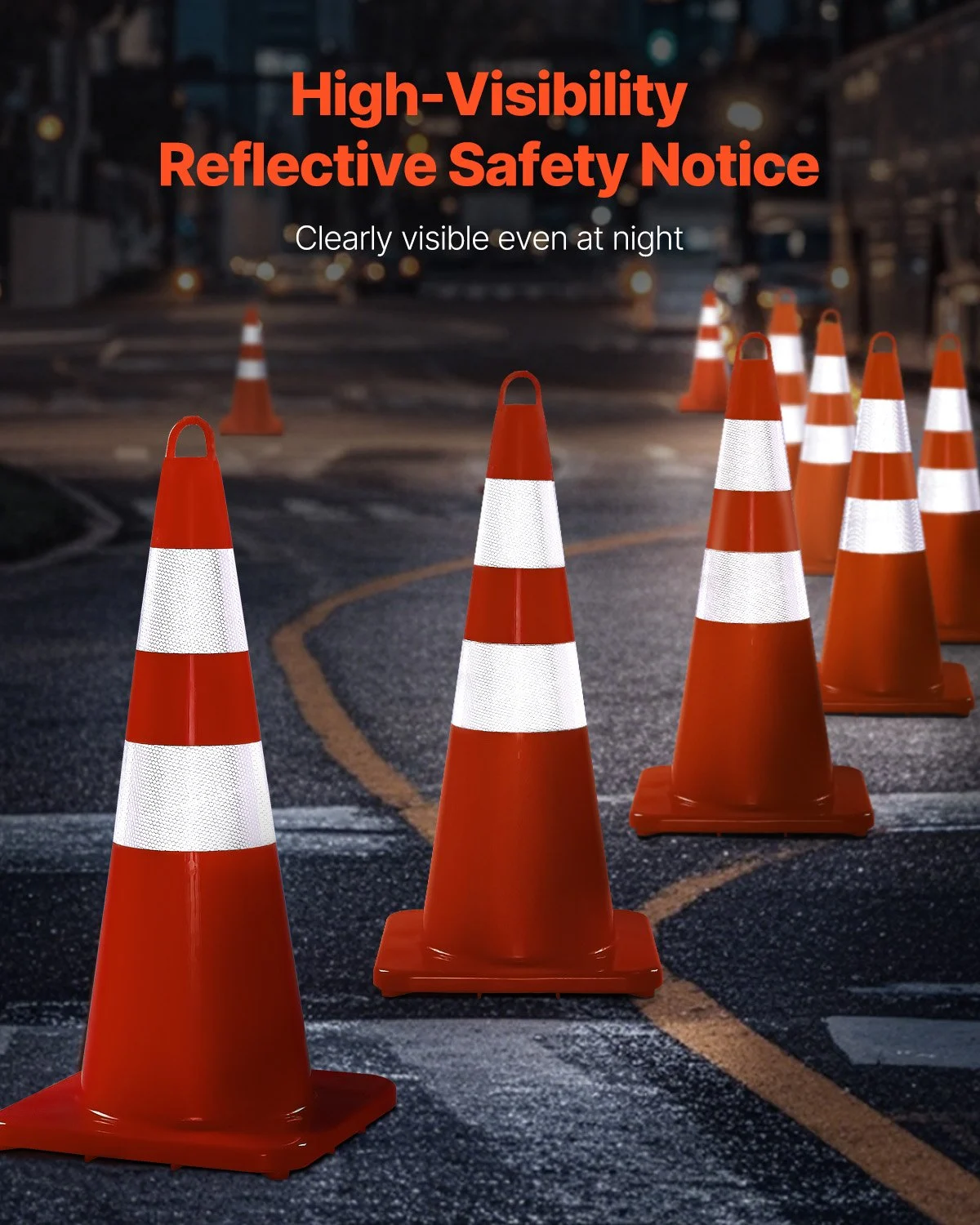 VEVOR Safety Cones, 10PCS 28\
