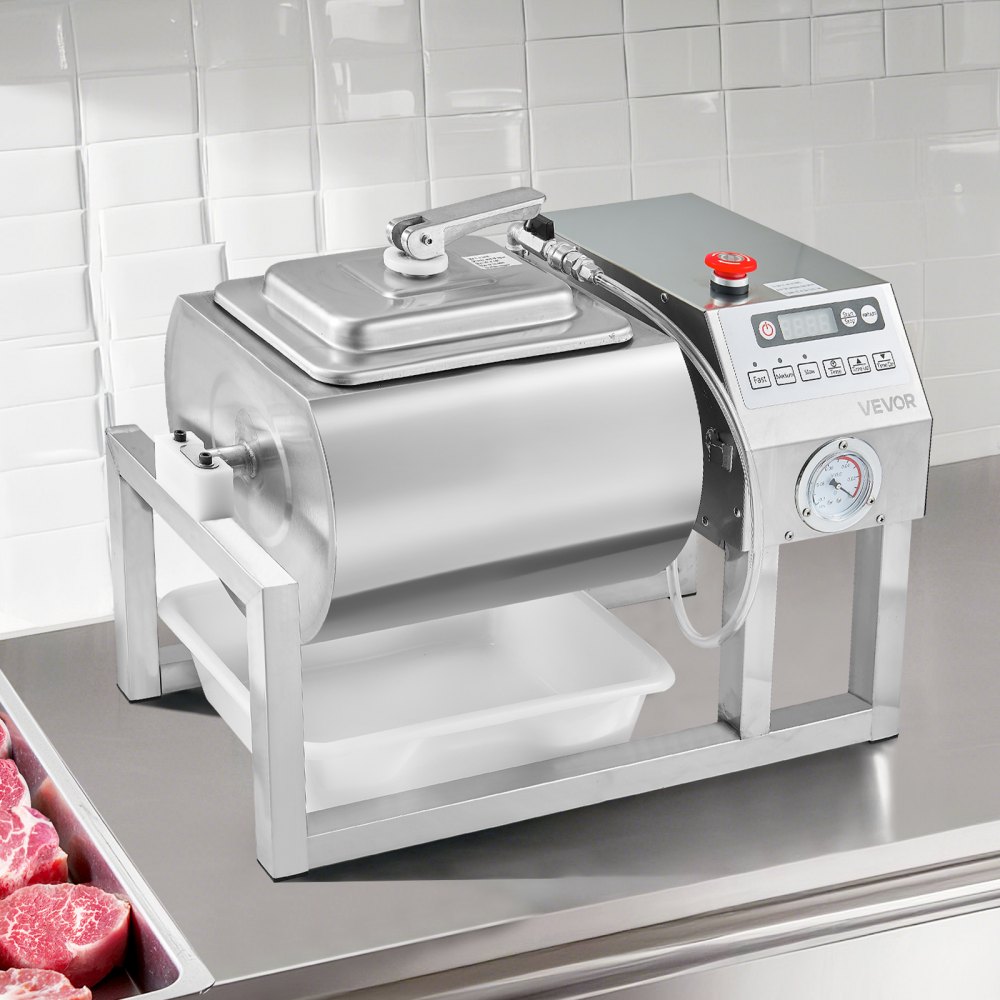 VEVOR Vacuum Marinator - 20L, SS Drum, 3-Speed, -60KPa