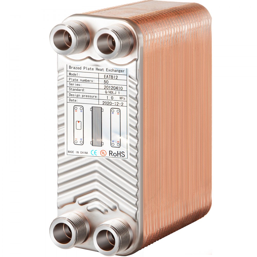 Chiller Plate Bpx Heat Exchanger 80 Plates Stainless Steel Heat