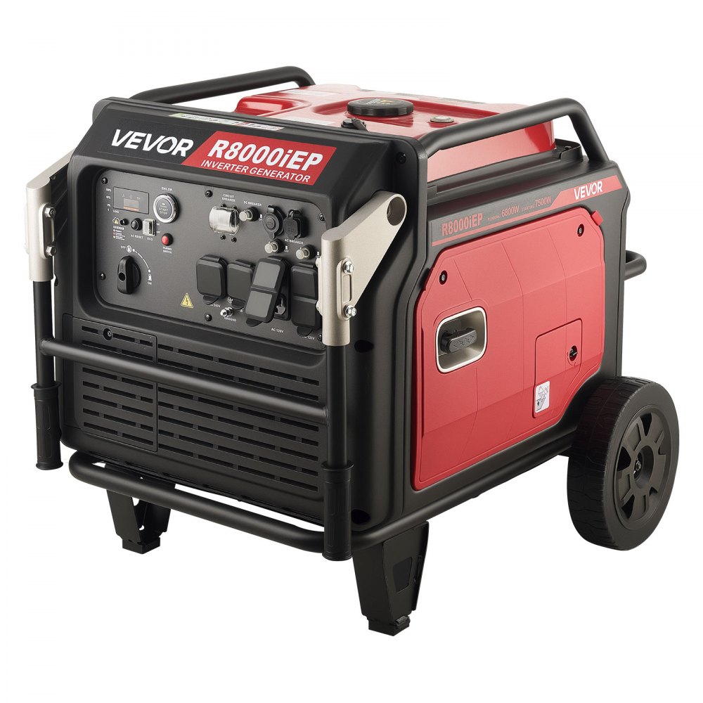 VEVOR Inverter Generator, 10000W Peak Watt Quiet Inverter Generator ...