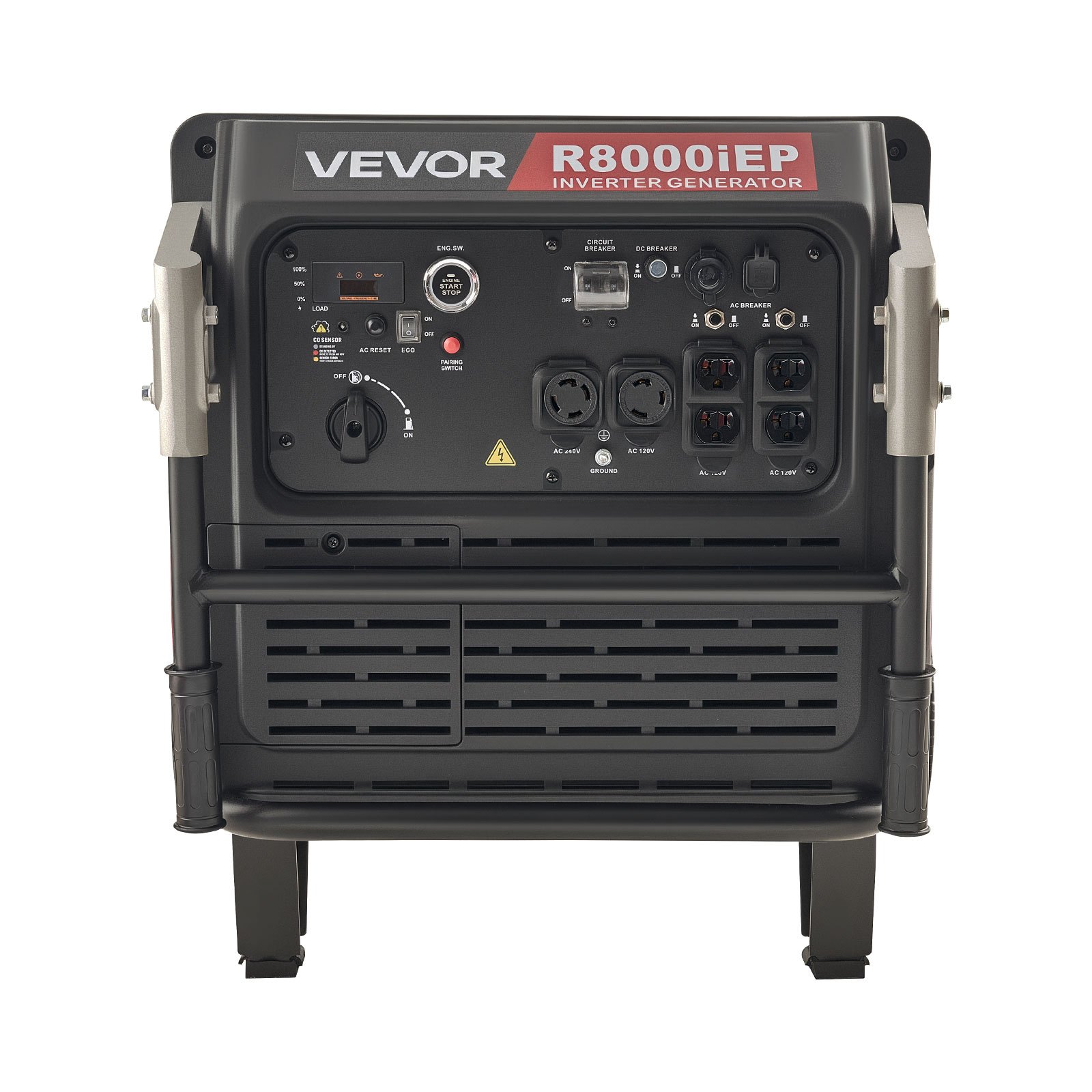 VEVOR Inverter Generator, 10000W Peak Watt Quiet Inverter Generator ...