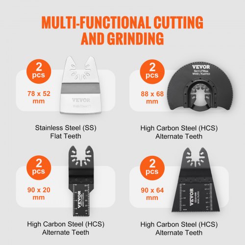 Oscillating cutting tool blades sales