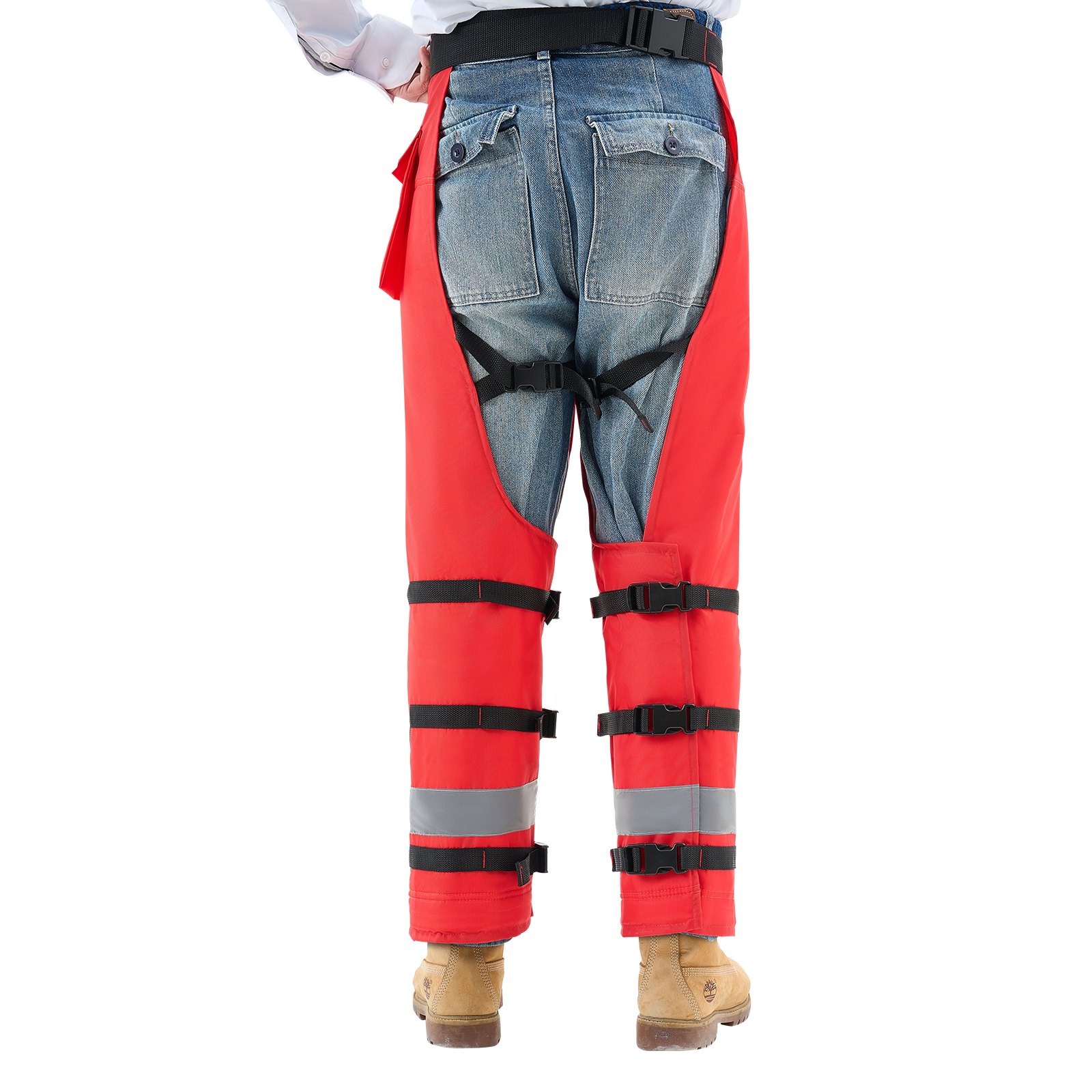 VEVOR Chainsaw Safety Chaps - Class D, 8 Layers Wrap