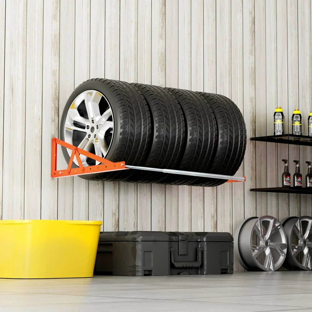 VEVOR Wall Mounted Tire Rack – Q235 Steel, 400 lbs