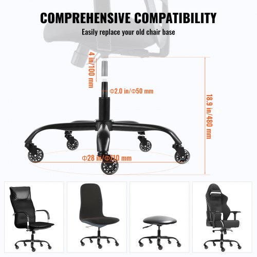 VEVOR Office Chair Base Replacement 28
