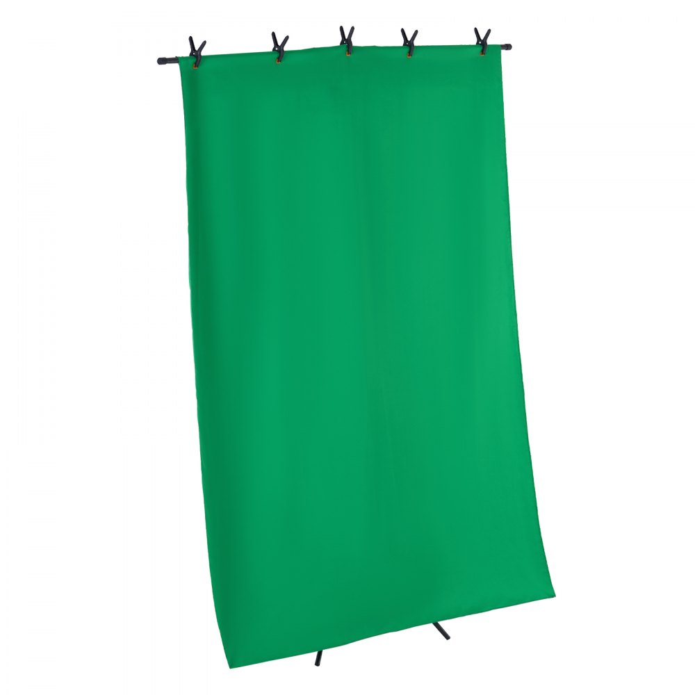 VEVOR Backdrop Stand, 5 x 6.5 ft Adjustable Photo Backdrop Stand Kit ...