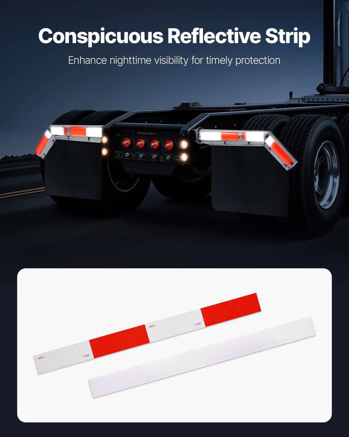 VEVOR Semi Mud Flap Hanger - 2-1/2