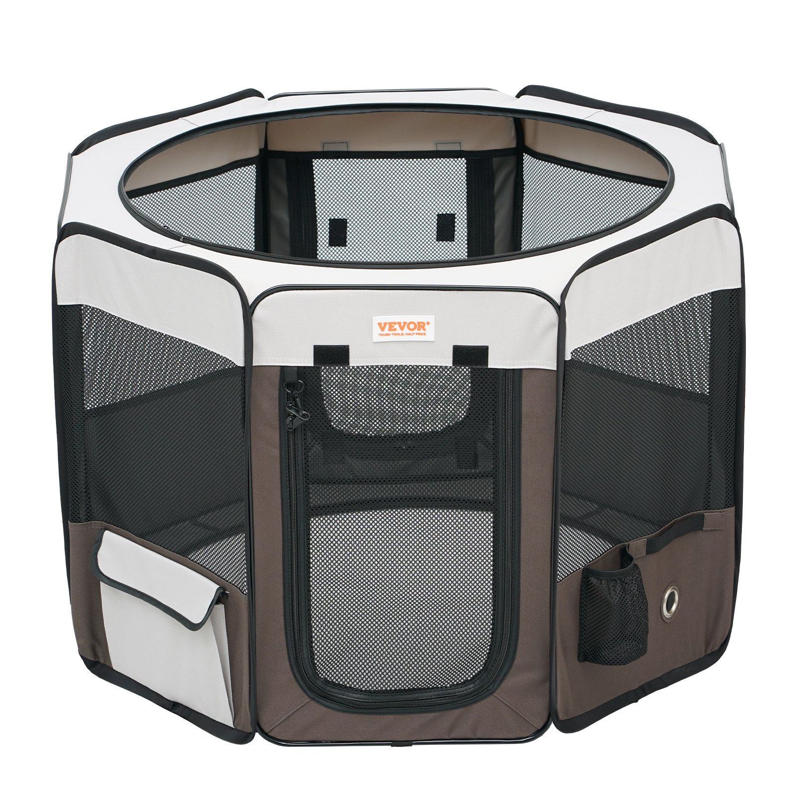 Portable Pet Playpen with Oxford Cloth, Foldable Octagon Dog & Cat Tent, Indoor & Outdoor Use  size 114*114*58cm main image 1