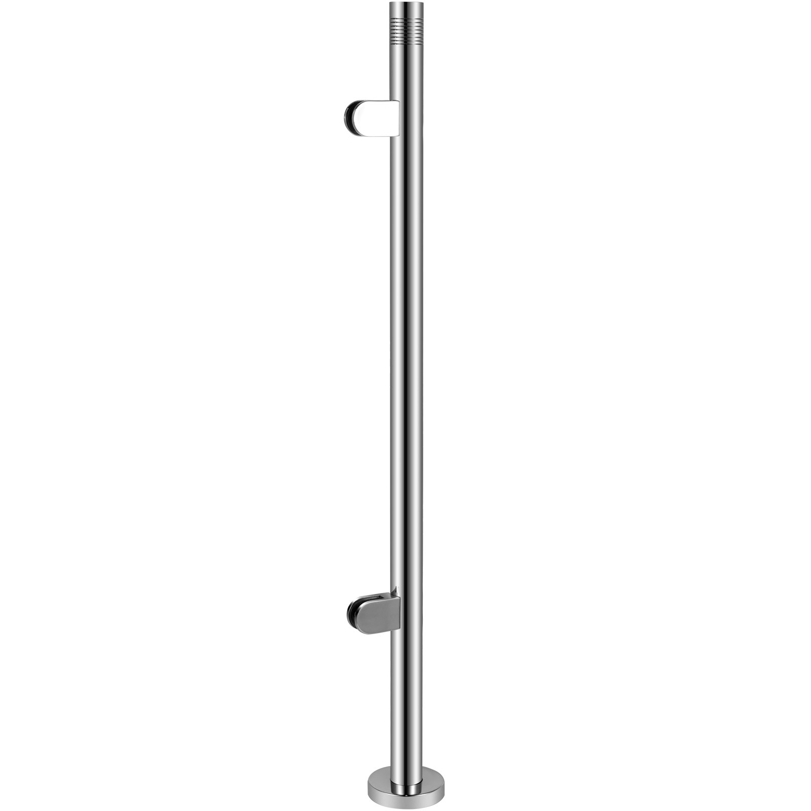 Vevor Balustrade Railing Posts, Glass Railing 41inch, Steel Railling ...