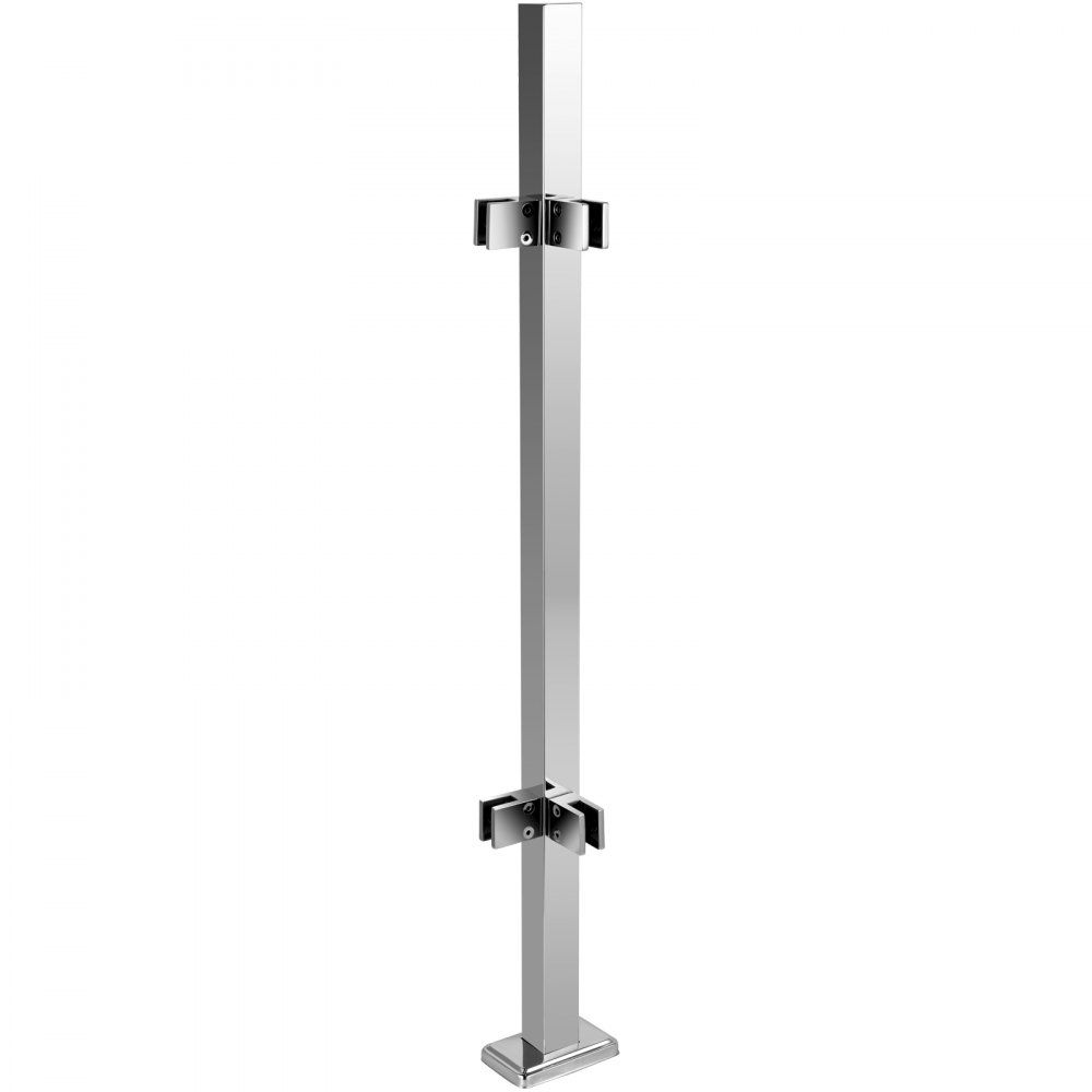 Vevor Balustrade Railing Posts, Glass Railing 41inch Stainless Steel ...