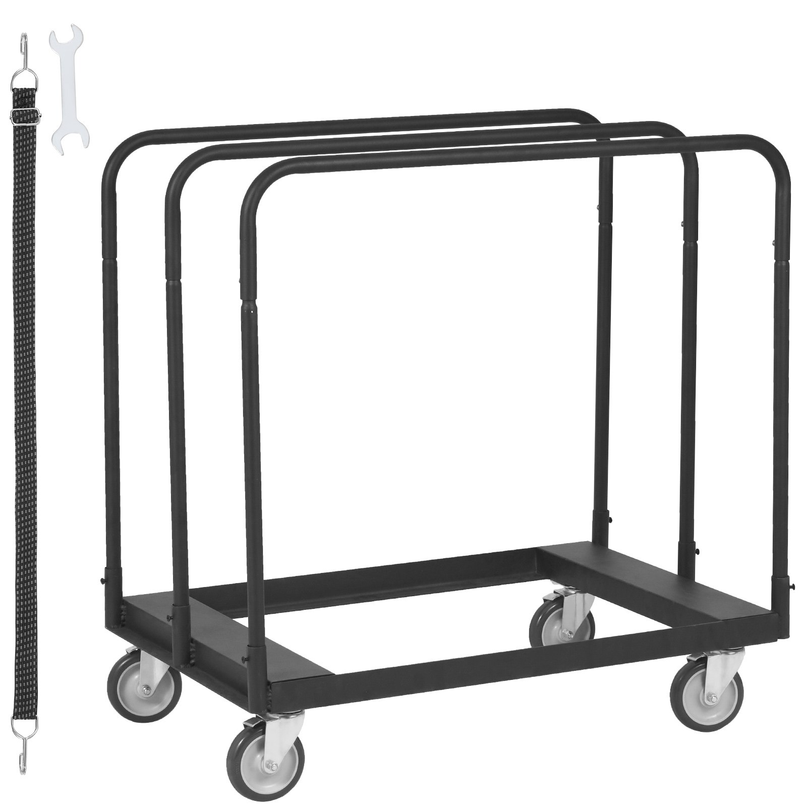 VEVOR Drywall Cart, 1500 LBS Panel Dolly Cart with 36.02" x 24.02" Deck
