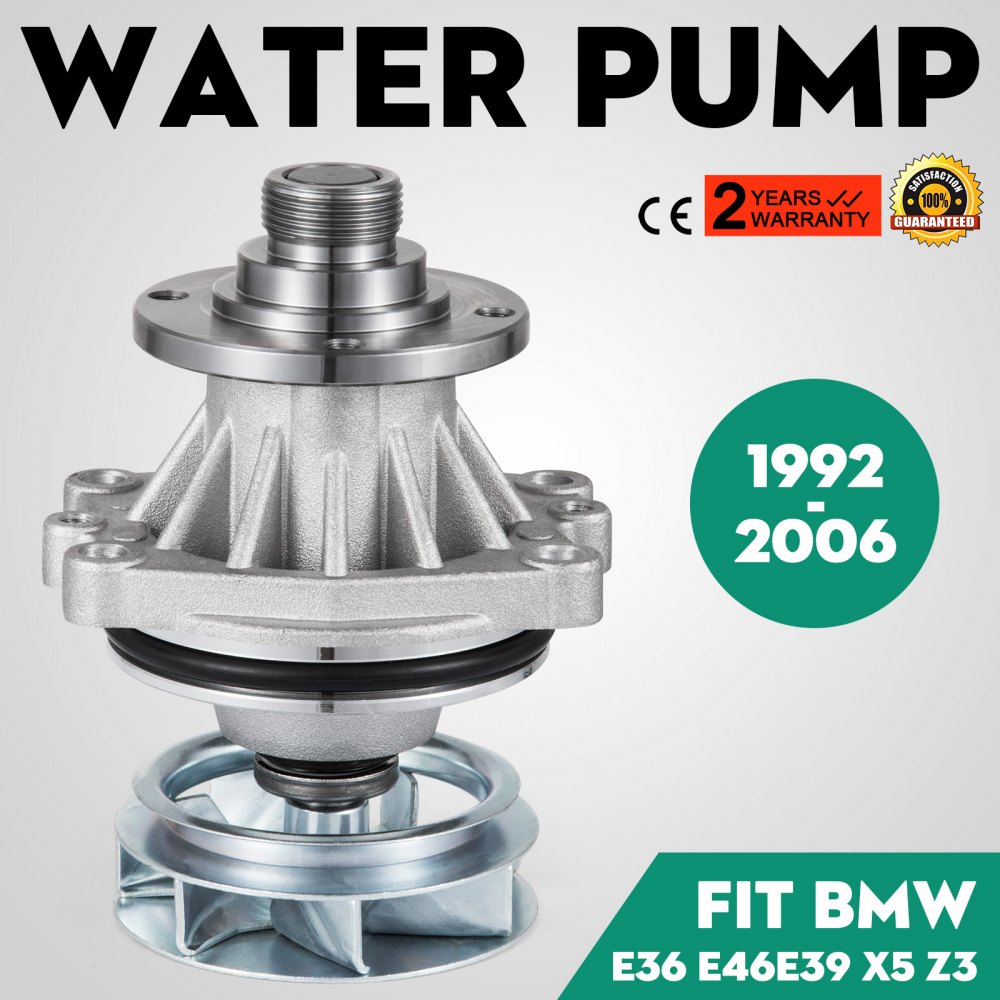 BMW E36 E46 E39 X5 Z3 (6 Cyl.) M50/52/54 Emp Stewart Water Pump with ORing VEVOR US