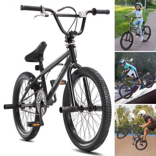 VEVOR 20-Inch BMX Bike Freestyle Bike Men Kids BMX Bicycle