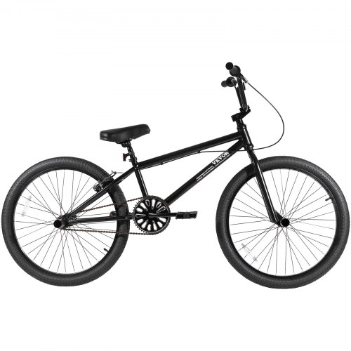 VEVOR BMX Bike, 24-Inch Wheel Freestyle Bike, BMX Race Bike with 4
