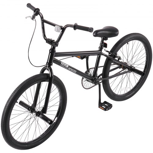 VEVOR BMX Bike, 24-Inch Wheel Freestyle Bike, BMX Race Bike with 4