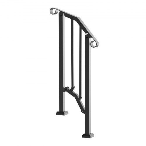 VEVOR 1-2 Step Handrails for Outdoor for Seniors Porch Deck Retro Arch ...