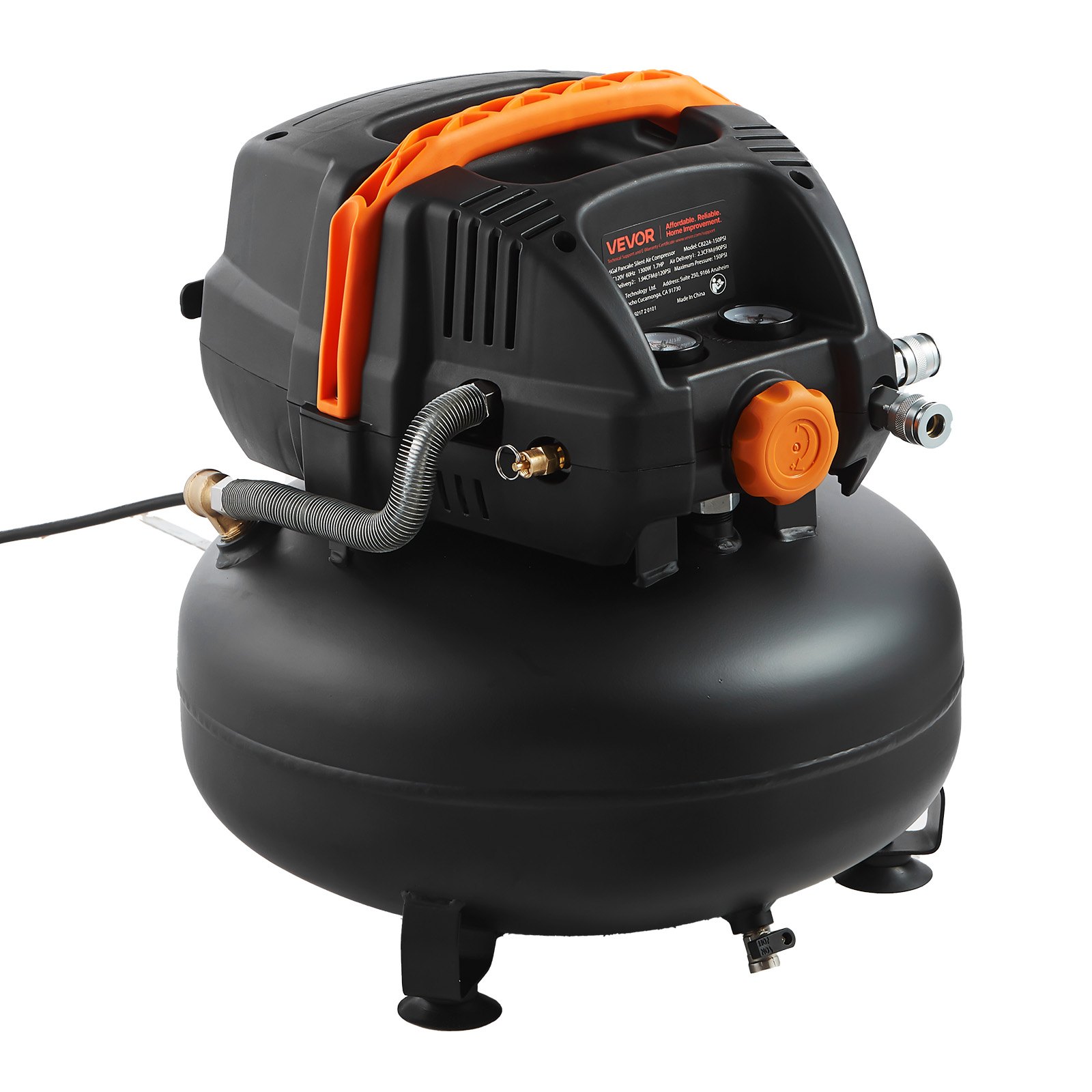 VEVOR Portable Air Compressor – 150PSI Max Working Pressure