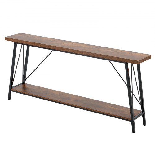 VEVOR Two Tier Console Table – 70.9 x 11.8 x 31.5 in.