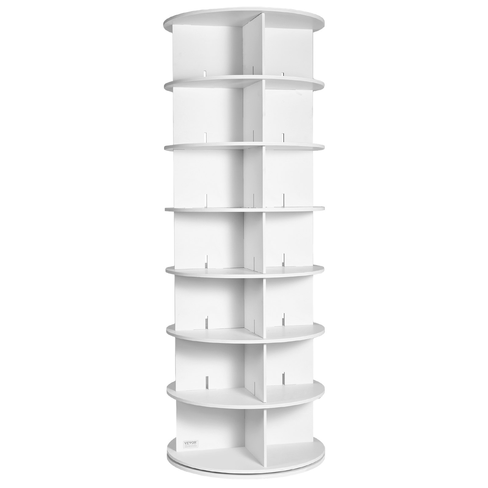 VEVOR Shoe Rack Tower Rotating – 7-Tier, 360° Spinning