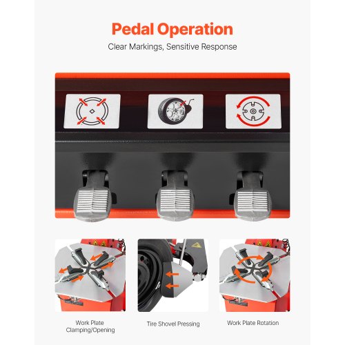 Durable Tire Changer Machine 1.5HP Tire Changer with Pneumatic Assist ...