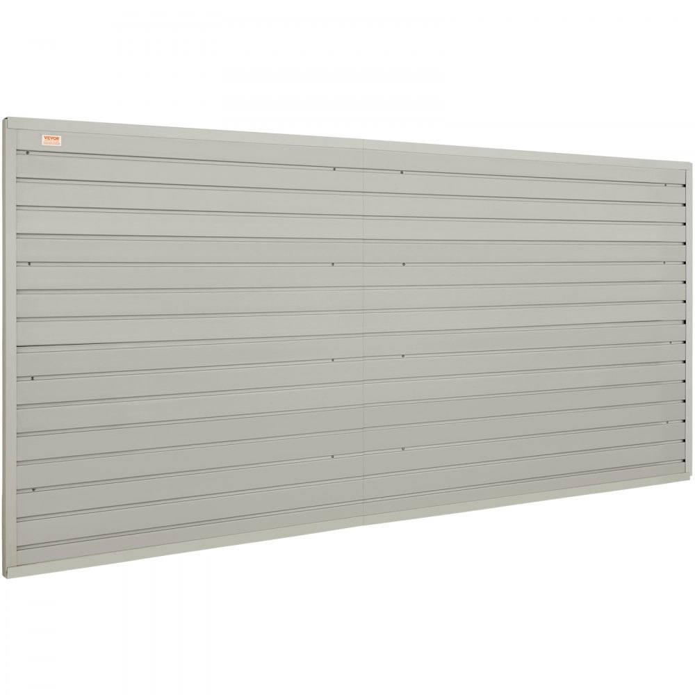VEVOR Slatwall Panels, 121.9 x 30.48 cm Gray Garage Wall Panels (Set of
