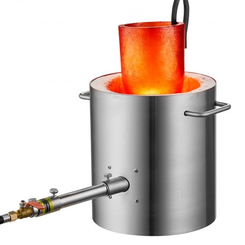 VEVOR Propane Melting Furnace Kit, 8KG/18lbs Gas Metal Melting