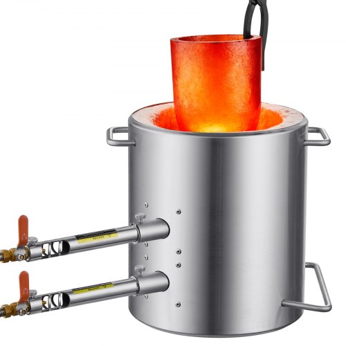 「燃える炉（The Fiery Furnace）」２oz 銀貨 VEVOR Propane Melting Furnace Kit, 12KG Large Capacity Foundry