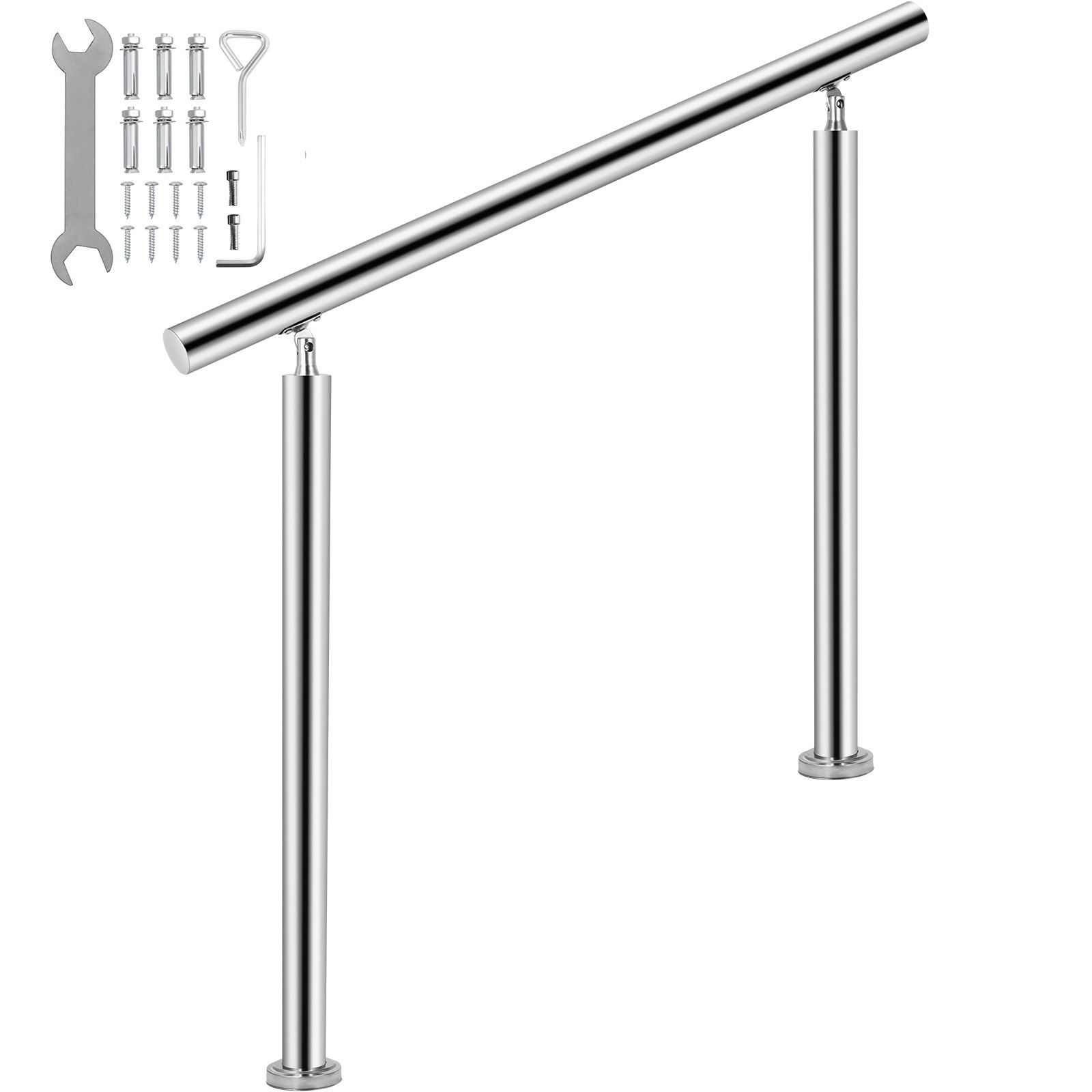 VEVOR Stainless Steel Handrail 551LBS Load Handrail for Outdoor Steps ...