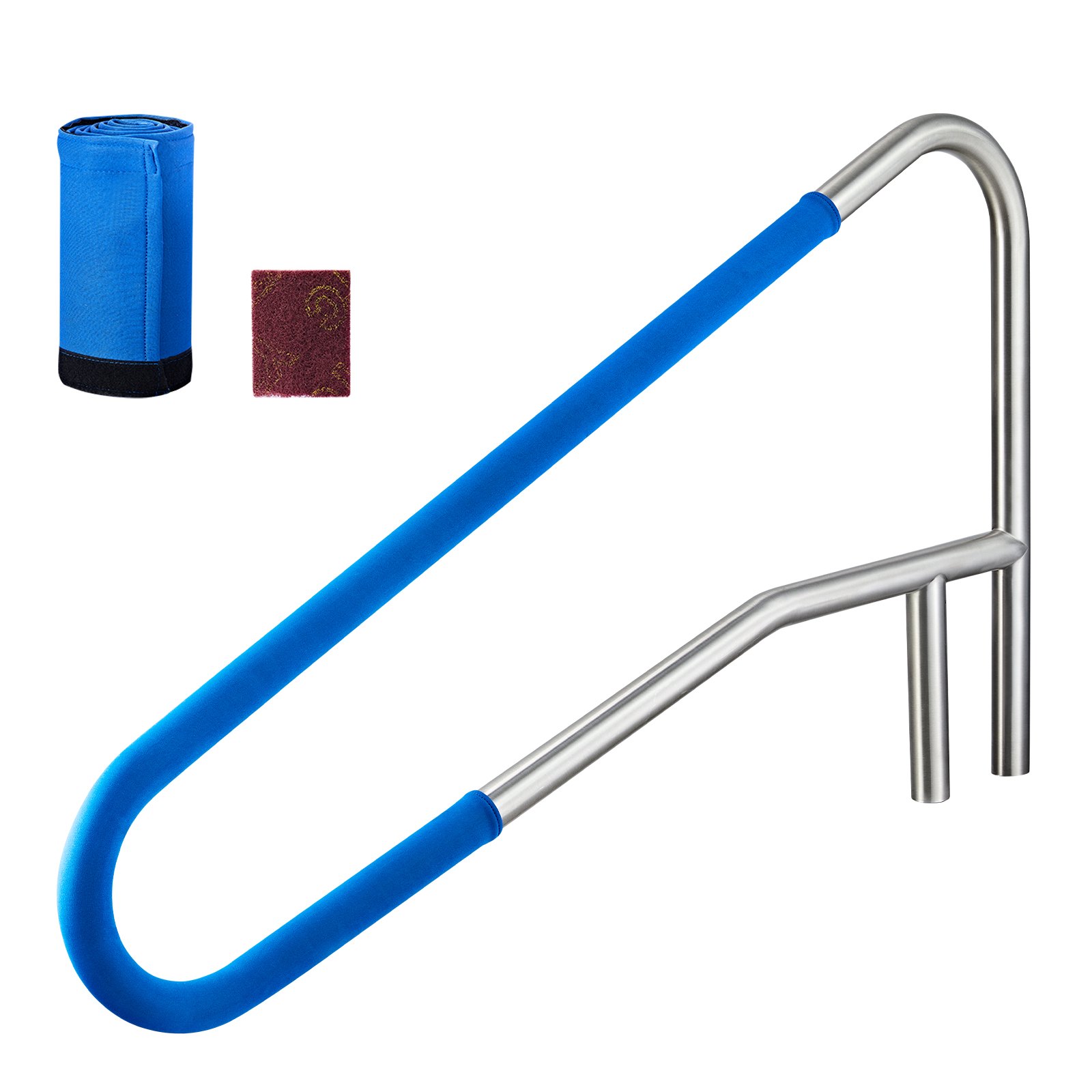 VEVOR Pool Rail, 54 x 32 inch Pool Handrail, 220 lbs Load Capacity ...