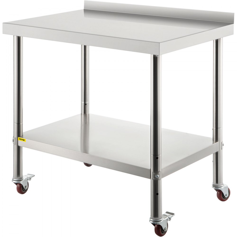 Rolling hotsell Stainless Steel Kitchen Prep Table 24