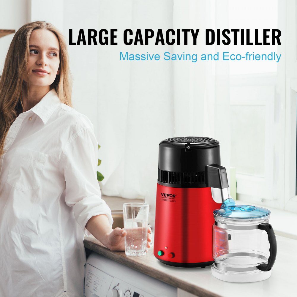 VEVOR Water Distiller 4L 1 05 Gallon Pure Water Purifier Filter For Vevor water distiller 4l 1 05 gallon pure water purifier filter for