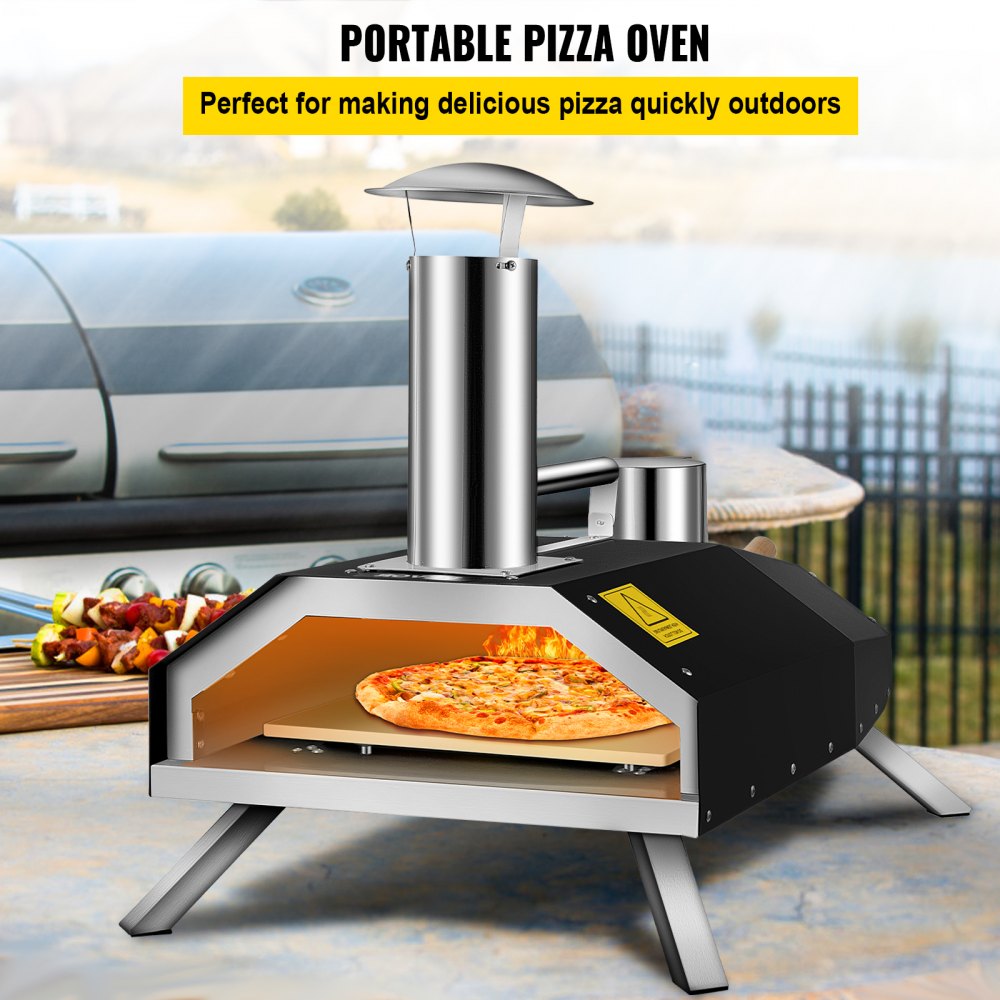 Portable wood 2024 burning pizza oven