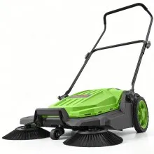VEVOR Outdoor Sweeper: Push Lawn Floor Sweeper