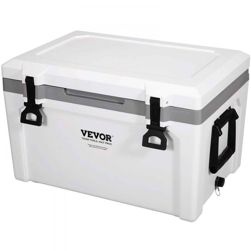 50 Quart Wheeled Hard Cooler Keeps Ice Up hotsell to 5 Days with Handle, Black