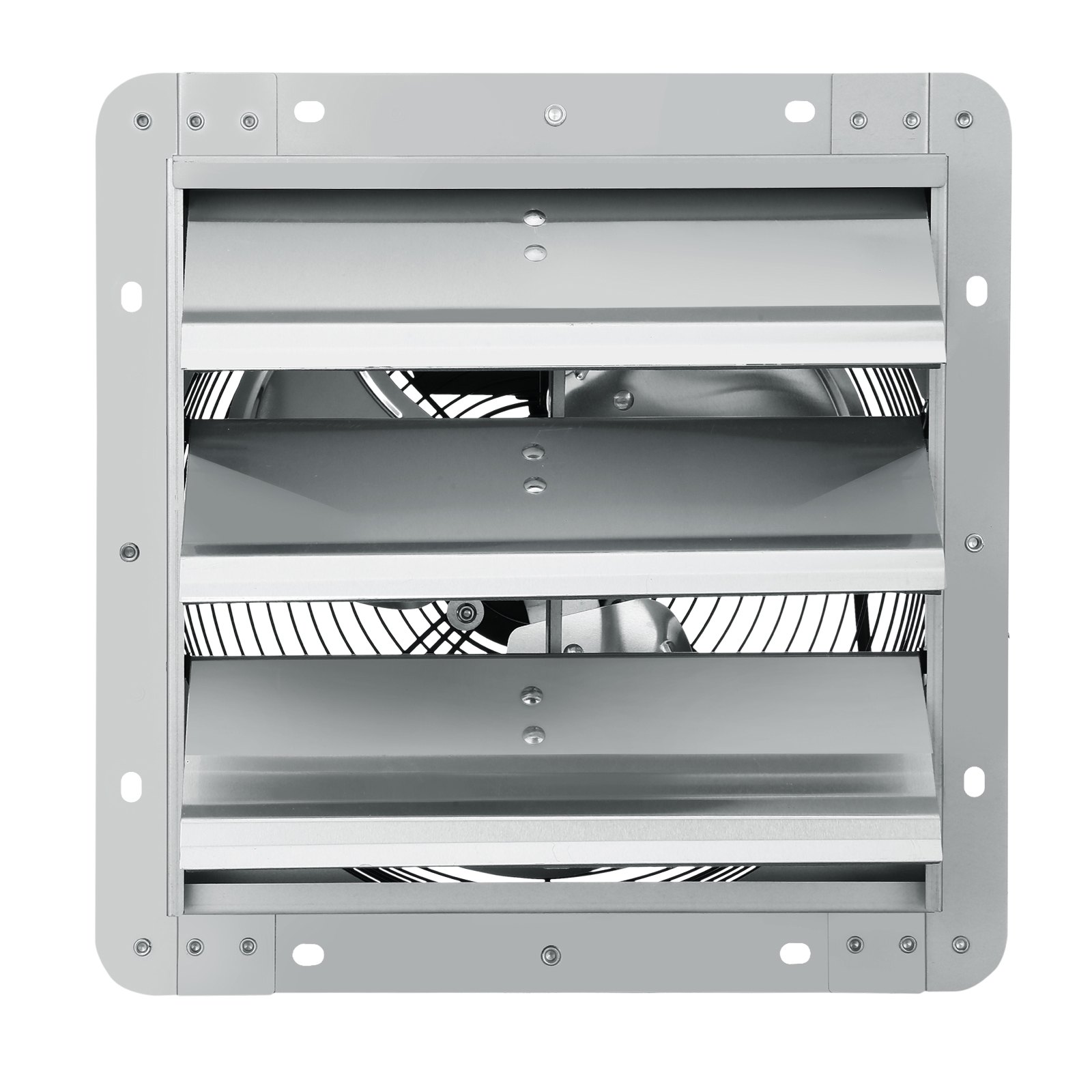 VEVOR 10'' Shutter Exhaust Fan, High-speed 820 CFM, Aluminum Wall Mount ...