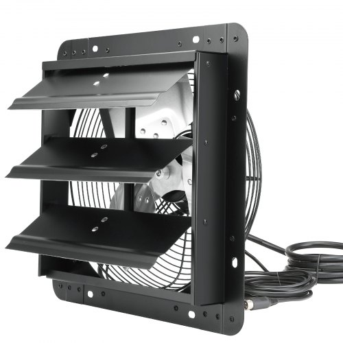 VEVOR Shutter Exhaust Fan, 12'' with Temperature Humidity Controller