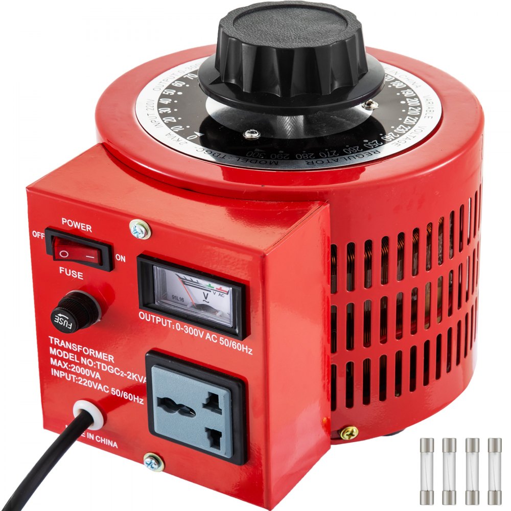 Auto Variac Variable Transformer 2000VA 20Amp 220VAC Regulator Metered ...