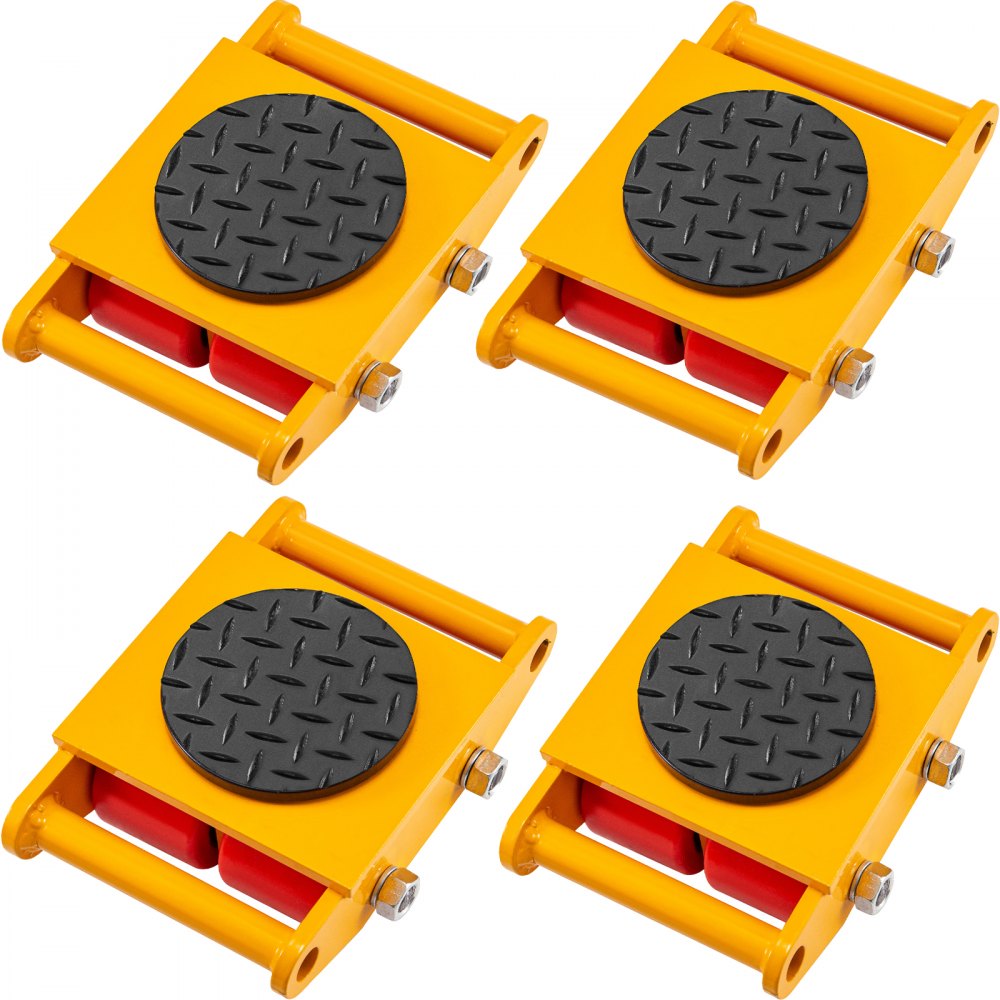 Machine Moving Device VEVOR 4pcs Machinery Mover, 6T Machinery Skate Dolly, 13200lbs ...