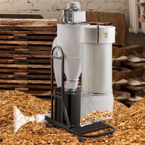 VEVOR Cyclone Dust Collector Woodworking Dust Collector 2HP 220V