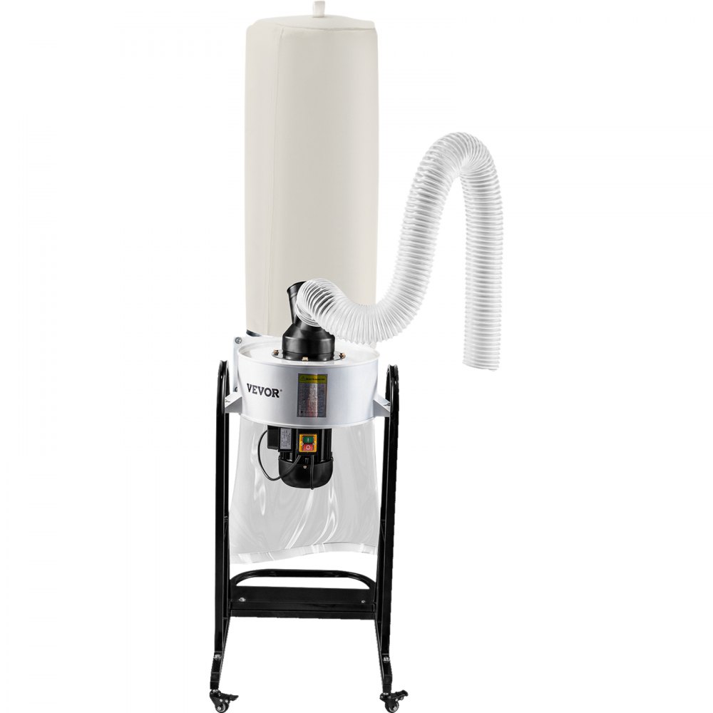 VEVOR Vortex Dust Collector Woodworking Dust Collector 1.5HP 220V w ...
