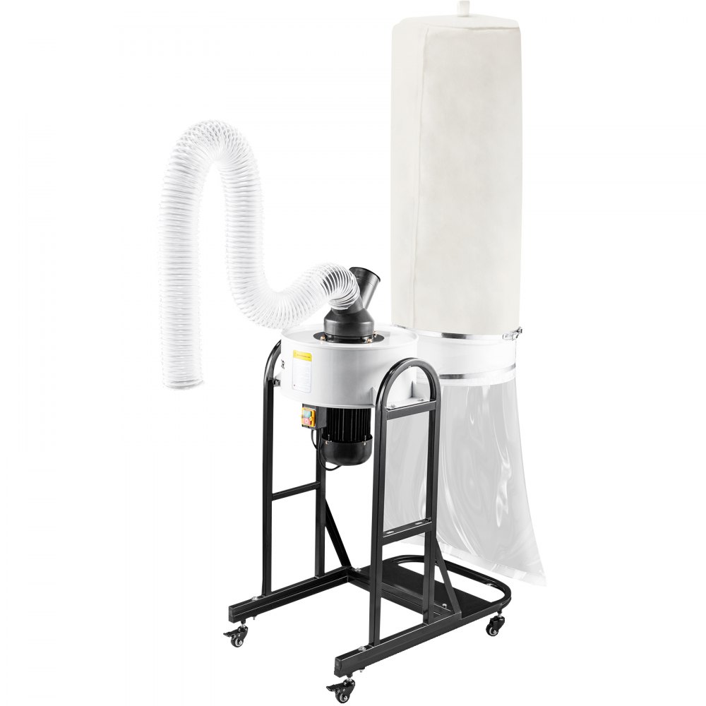 VEVOR Vortex Dust Collector Woodworking Dust Collector 1.5HP 220V w ...