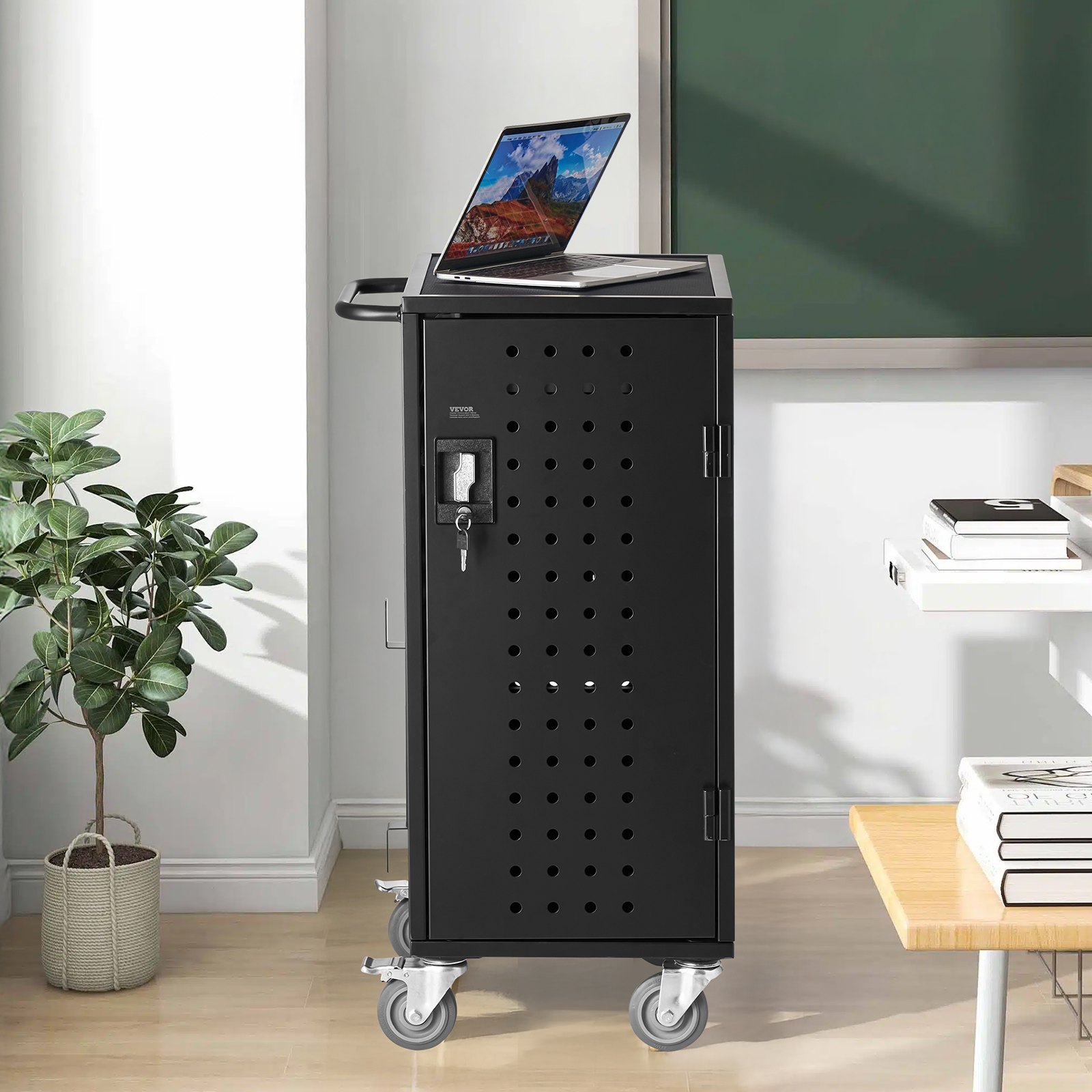 VEVOR Chromebook Cart – Mobile Charging Cart for 20 Devices