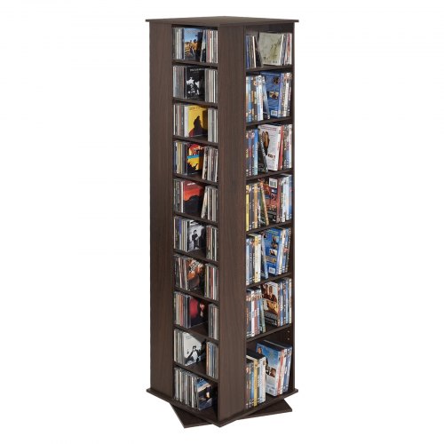 VEVOR Media Storage Cabinet, CD Rack Tower, 34 Compartments