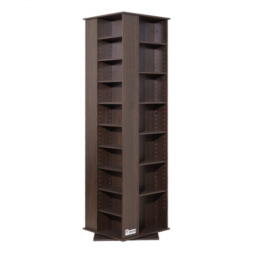 VEVOR Media Storage Cabinet, CD Rack Tower, 34 Compartments