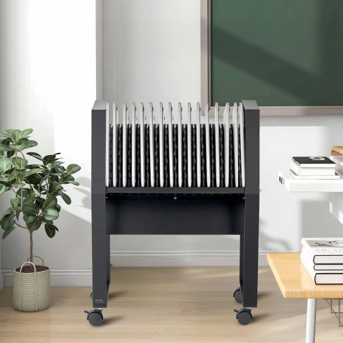 Line Leader 14 Device Open Charging Cart For Laptops - View #9